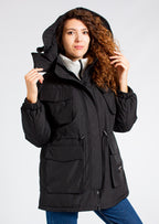 CALVIN KLEIN juoda striukė moterims