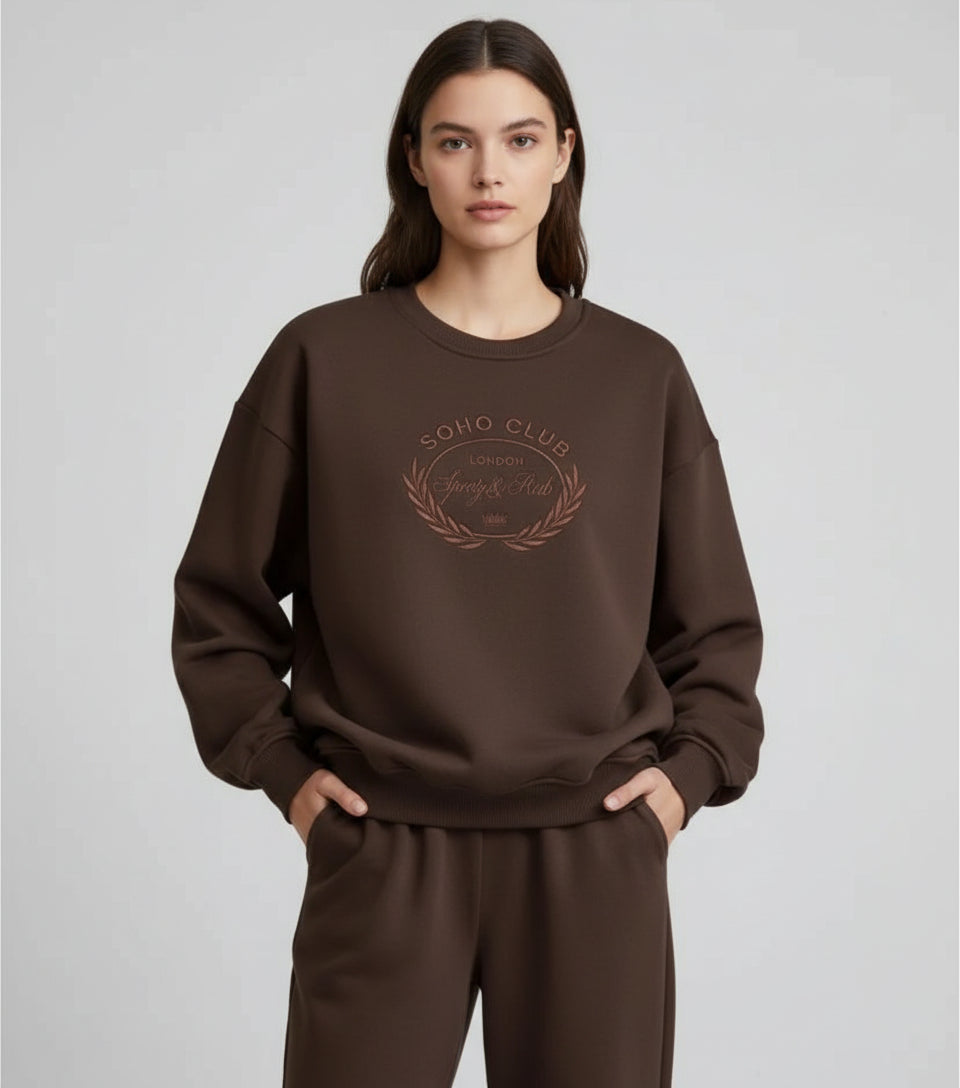 LUMINA rudas džemperis moterims