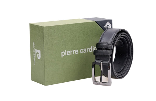 Pierre Cardin juodas natūralios odos diržas  vyrams