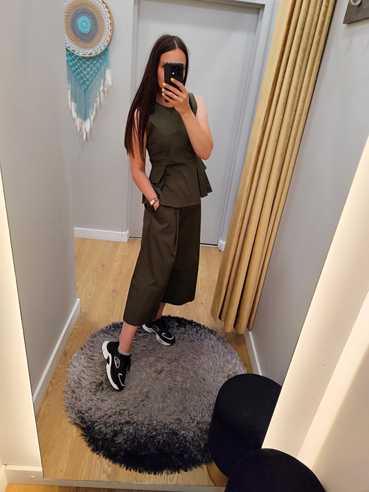 LUMINA green blouse for women