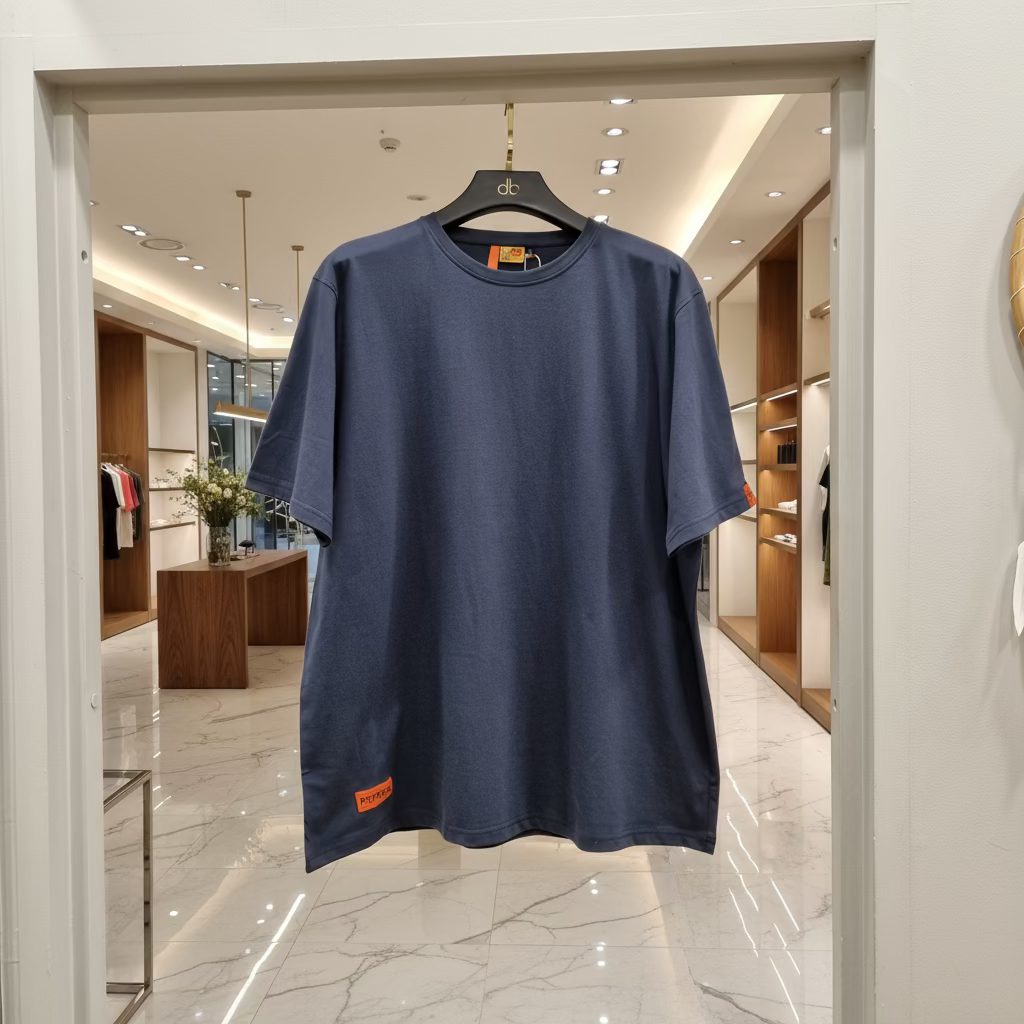 PEPPER UNISEX Daily Fit Atlantic Blue marškinėliai