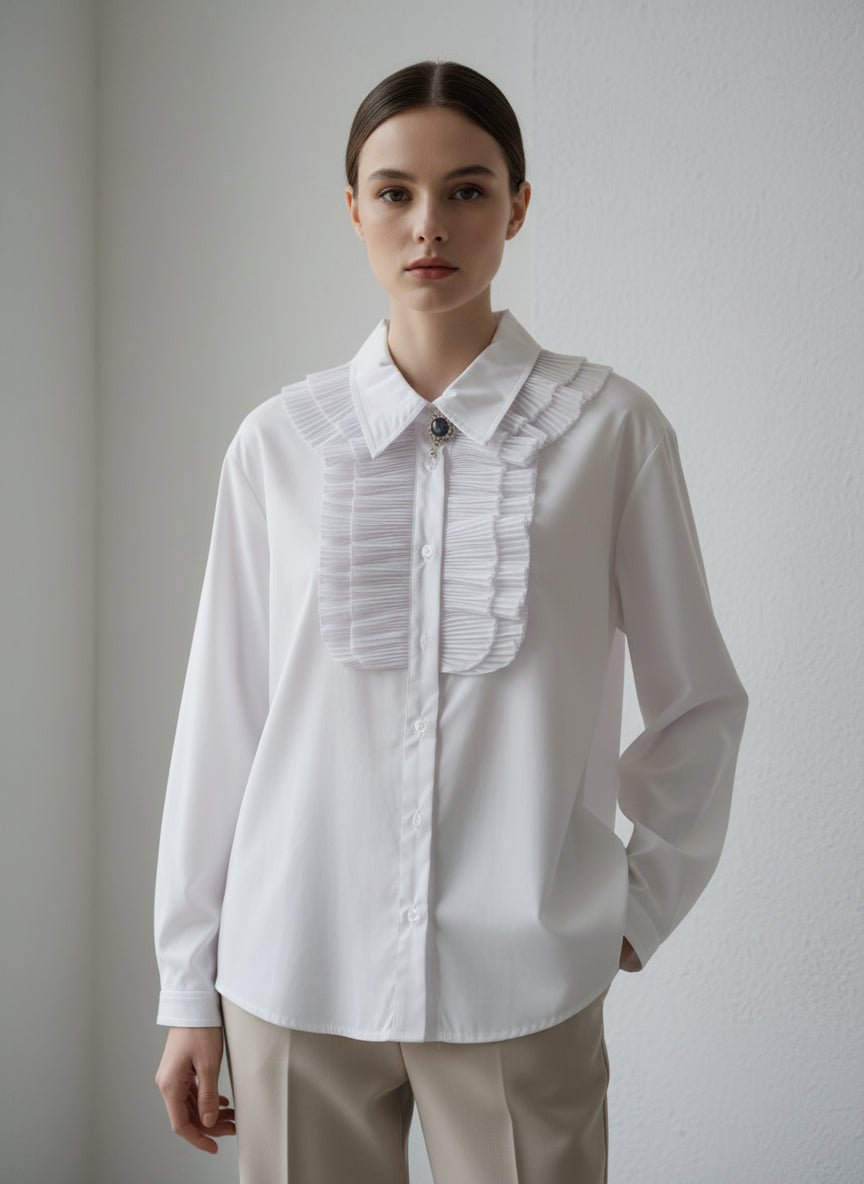 Altamira balti marškiniai moterims