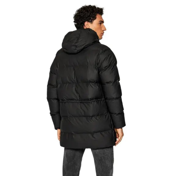 RAINS UNISEX Puffer juoda striukė