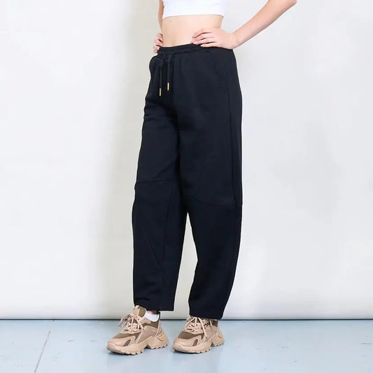 Altamira black knit pants for women