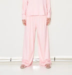 Lumina pink casual pants for women