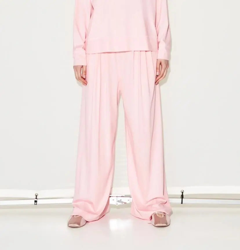 Lumina pink casual pants for women