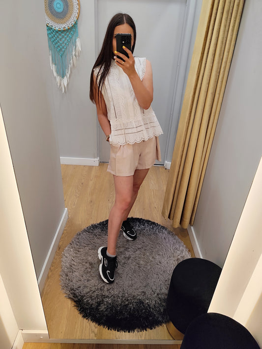 CHANCE OFF white blouse for women