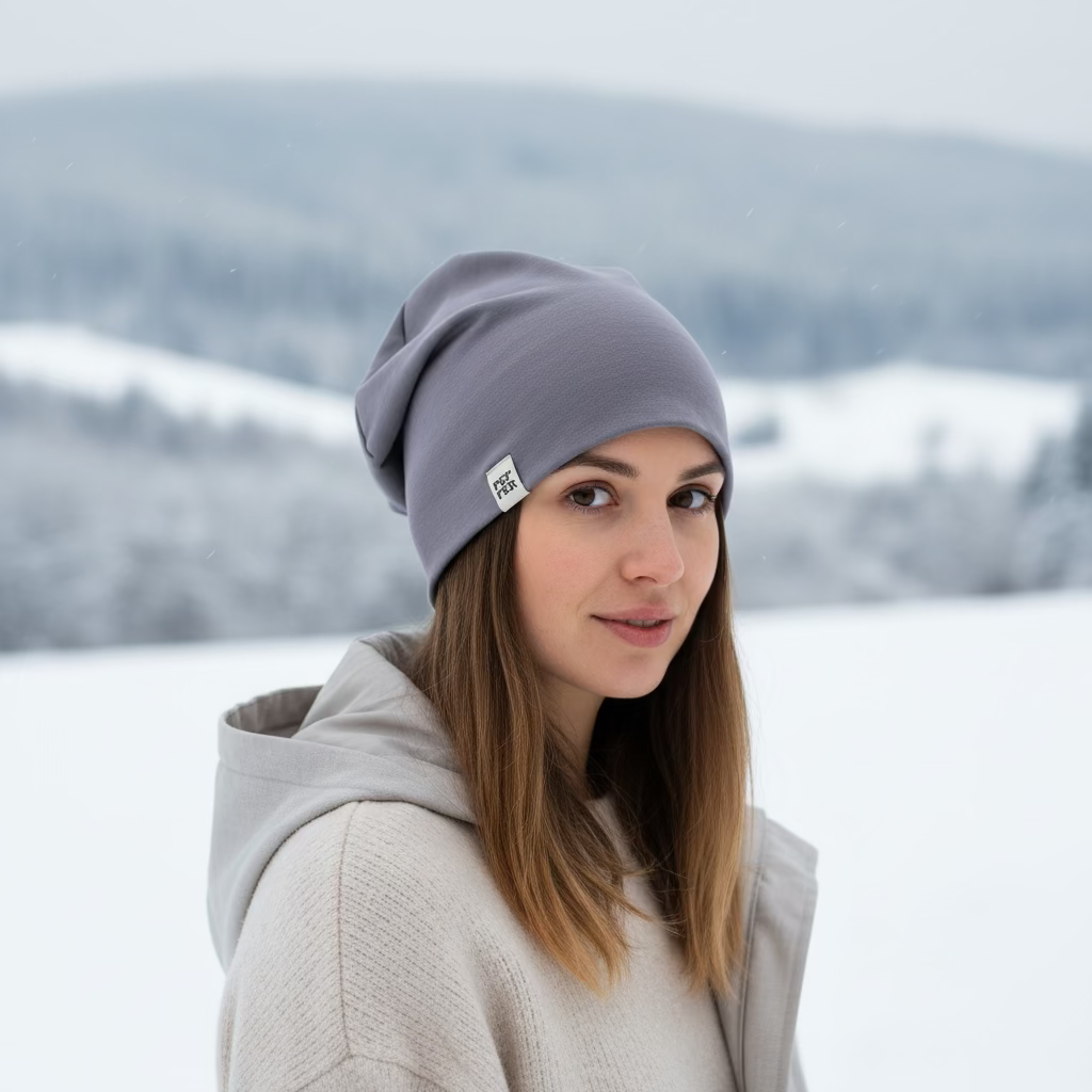 PEPPER UNISEX silver medvilninė kepurė