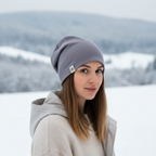 PEPPER UNISEX silver medvilninė kepurė