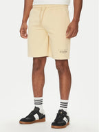 John Richmond cream casual shorts for men