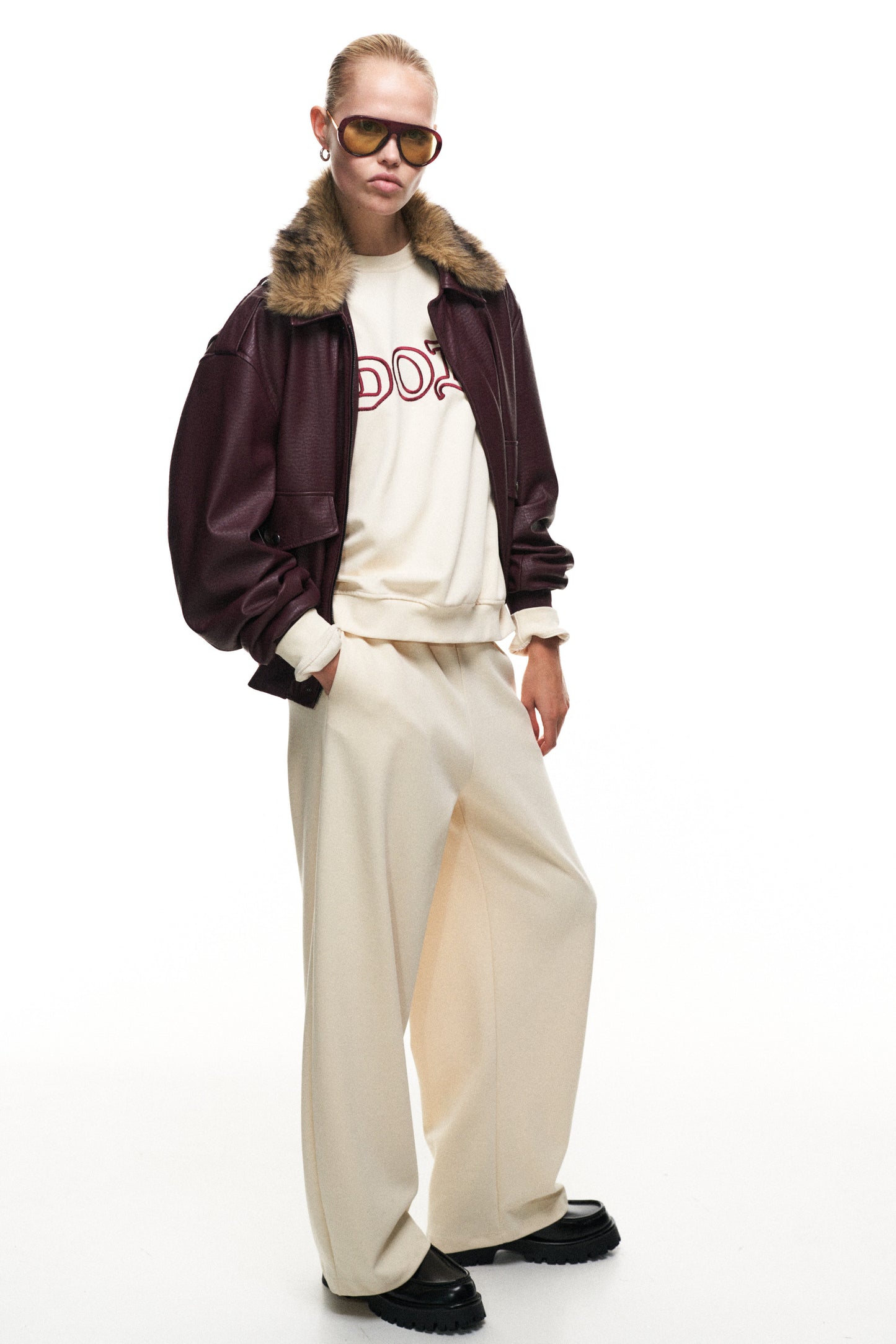 Lumina yellow casual pants
