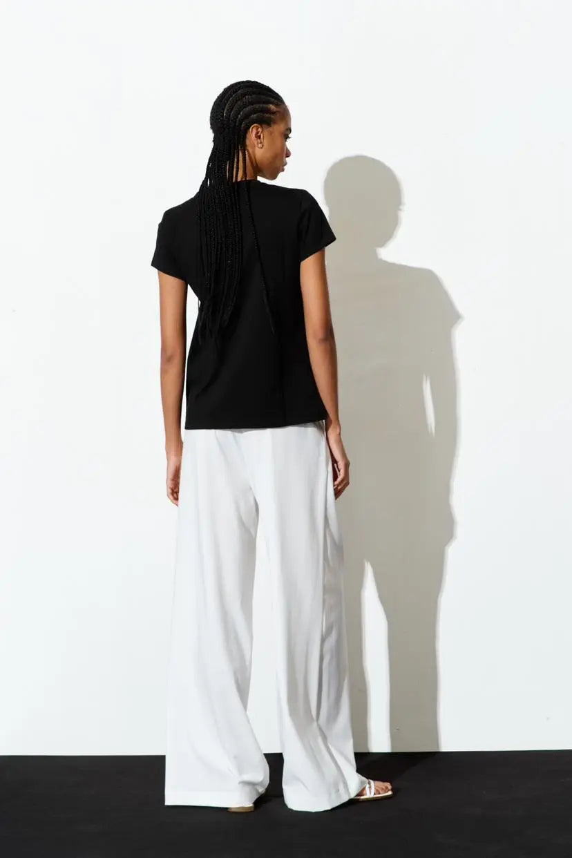 LUMINA black T-shirt for women