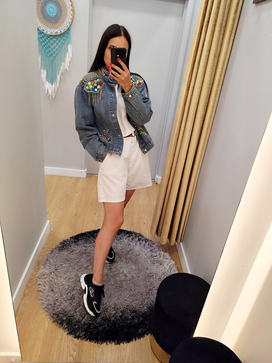 ALTAMIRA white t-shirt for women