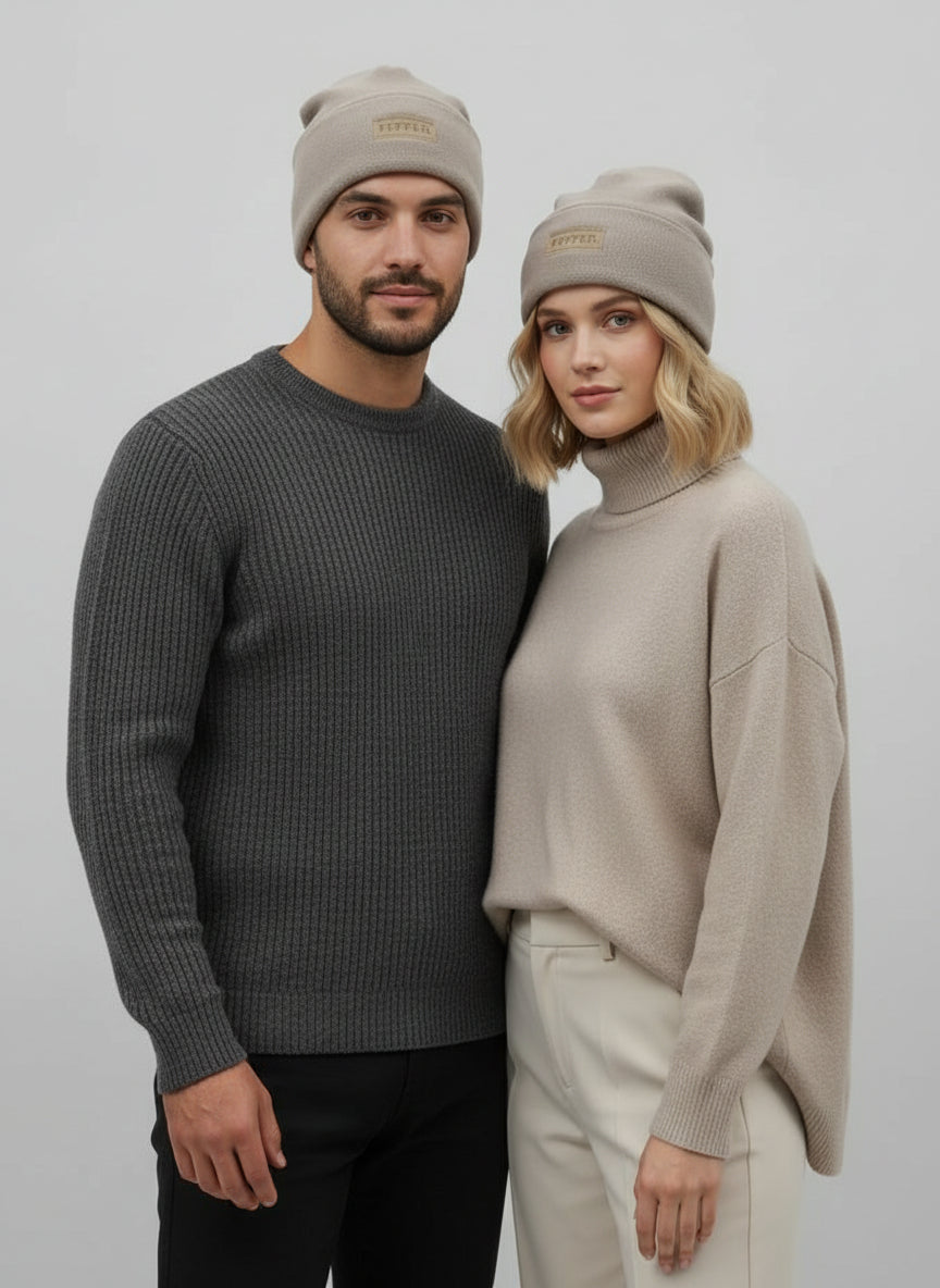 PEPPER UNISEX Fleece Dune kepurė