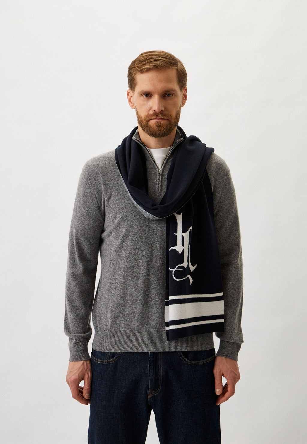 Richmond mėlynas šalikas