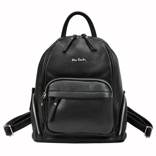 Pierre Cardin genuine leather backpack for women