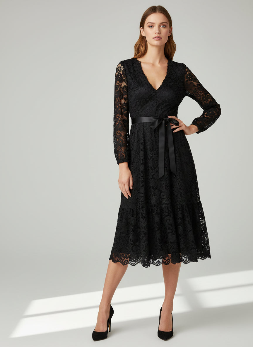 ALTAMIRA juoda suknelė