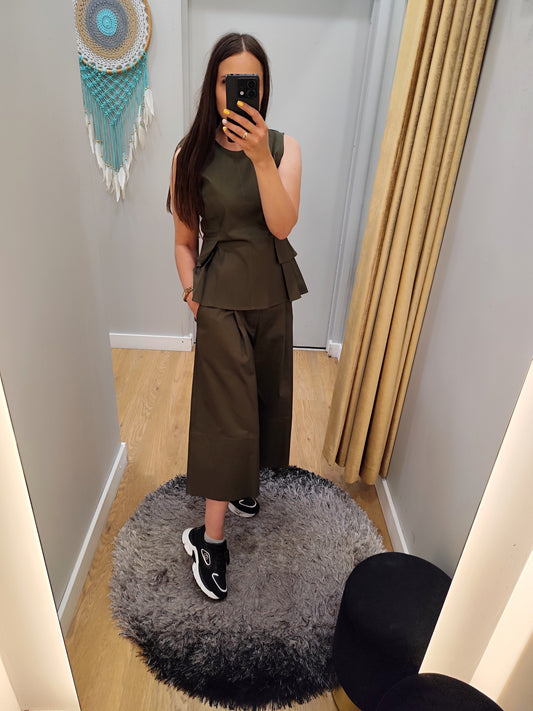 LUMINA green blouse for women