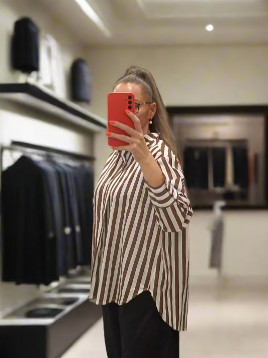 ALTAMIRA cream blouse for women