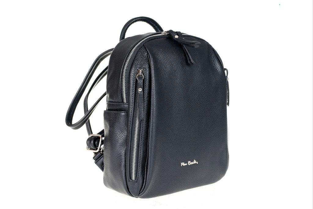 Pierre Cardin genuine leather backpack for women