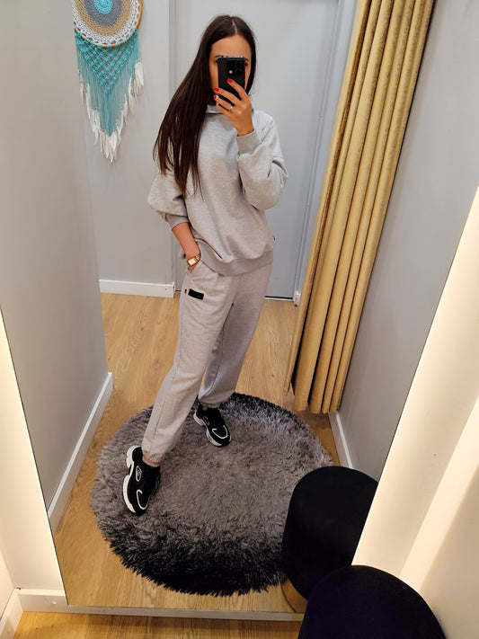 PEPPER UNISEX Grey pants 