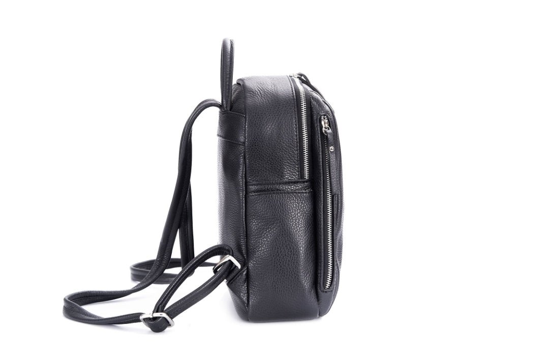 Pierre Cardin genuine leather backpack for women