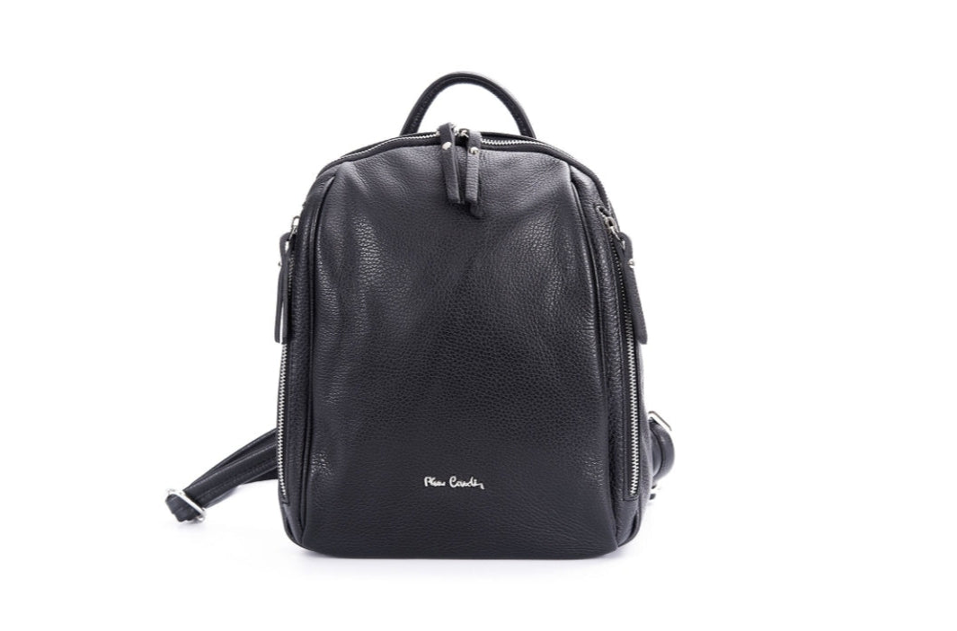 Pierre Cardin genuine leather backpack for women
