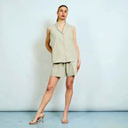 GIOYA &amp; Co cream shorts for women