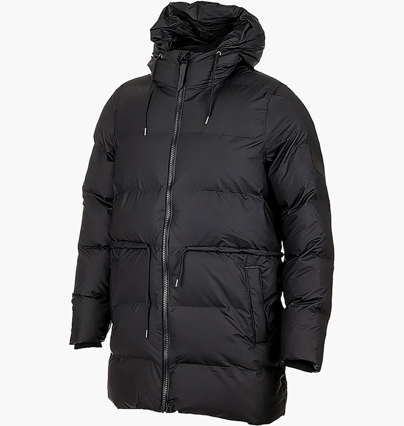 RAINS UNISEX Puffer juoda striukė