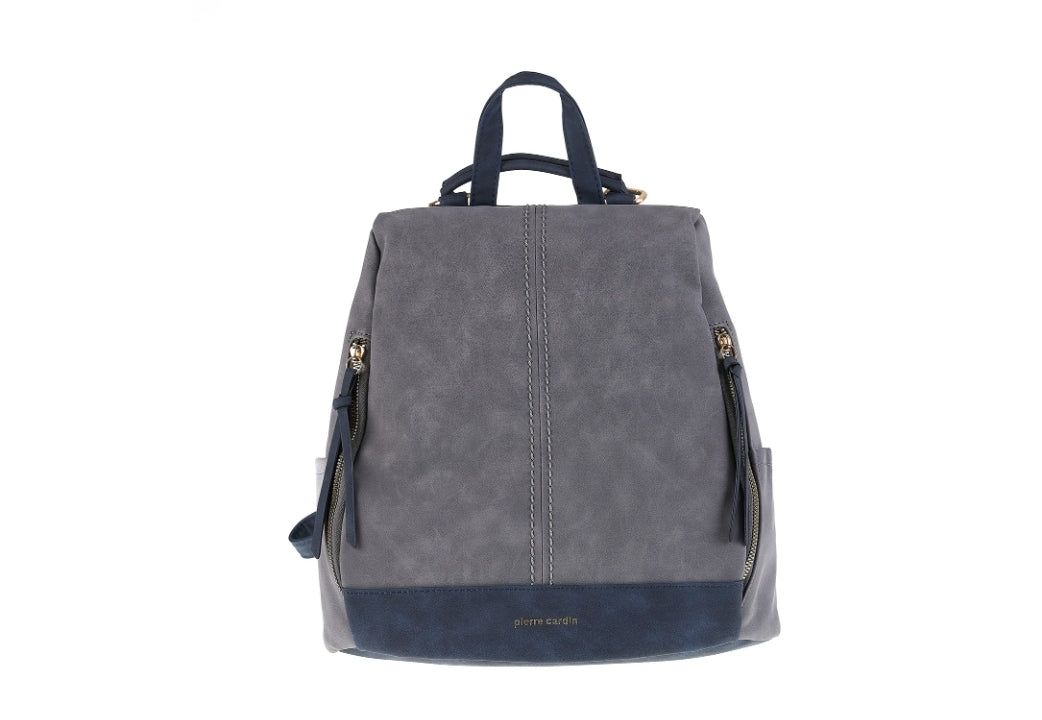 Pierre Cardin gray backpack for women