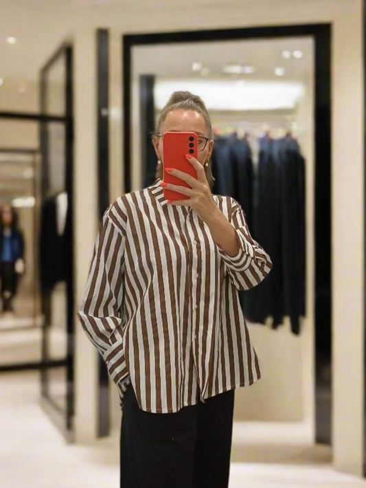 ALTAMIRA cream blouse for women