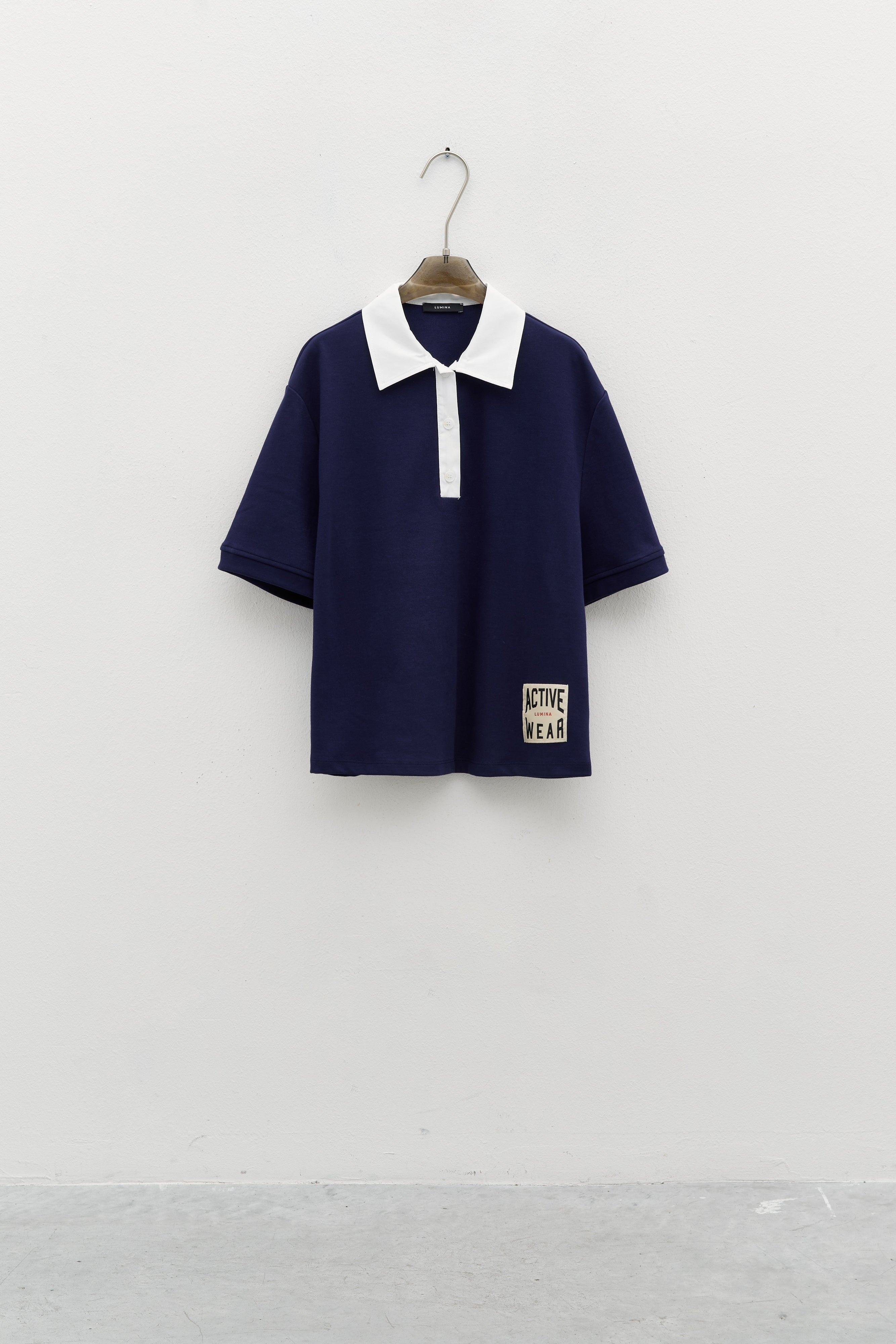 Lumina blue polo shirt for women
