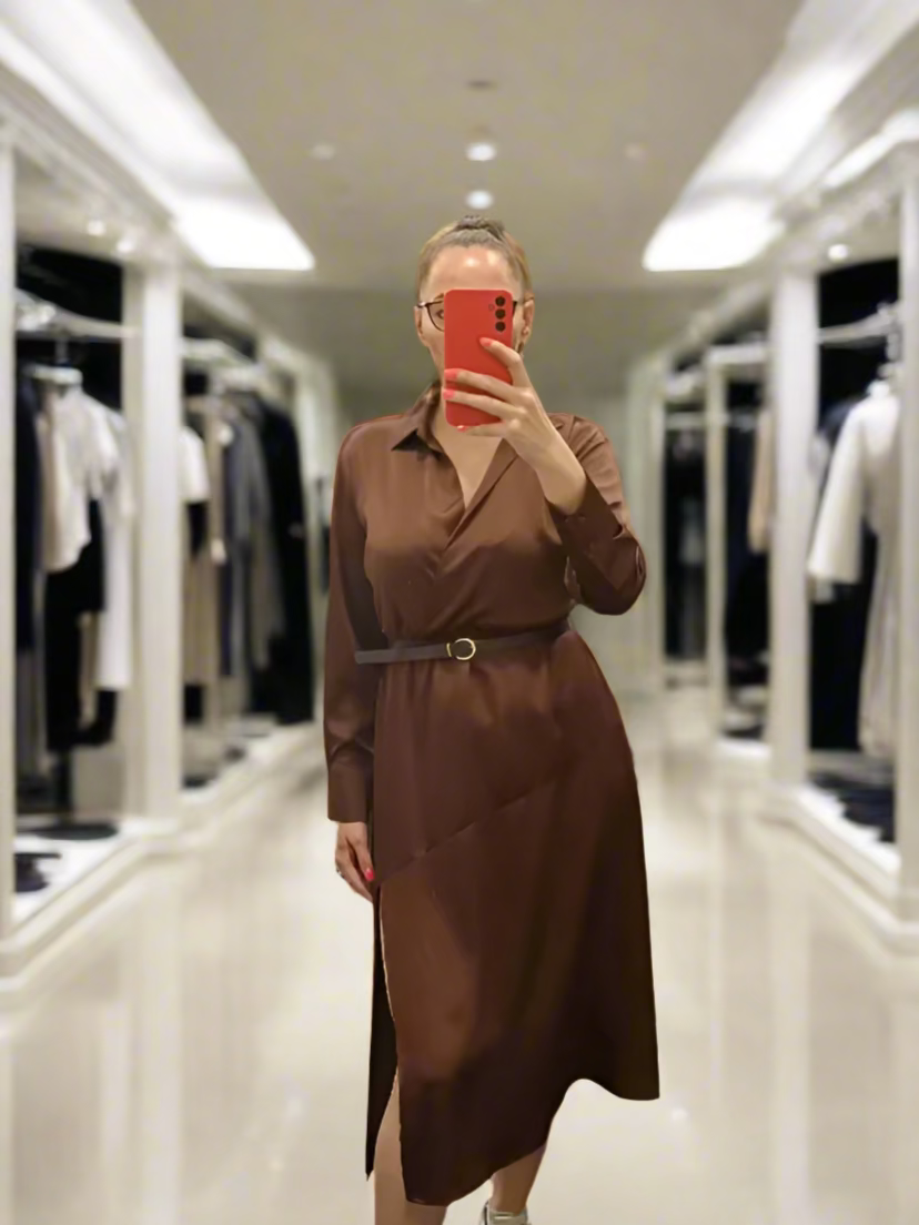 ALTAMIRA ruda suknelė