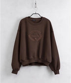 LUMINA rudas džemperis moterims