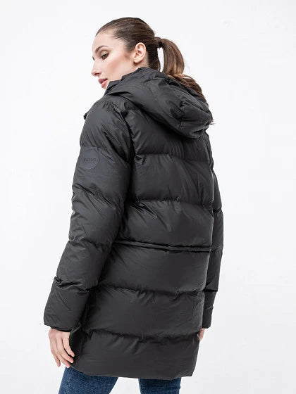 RAINS UNISEX Puffer juoda striukė