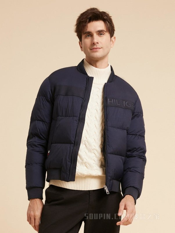 TOMMY HILFIGER mėlyna striukė vyrams