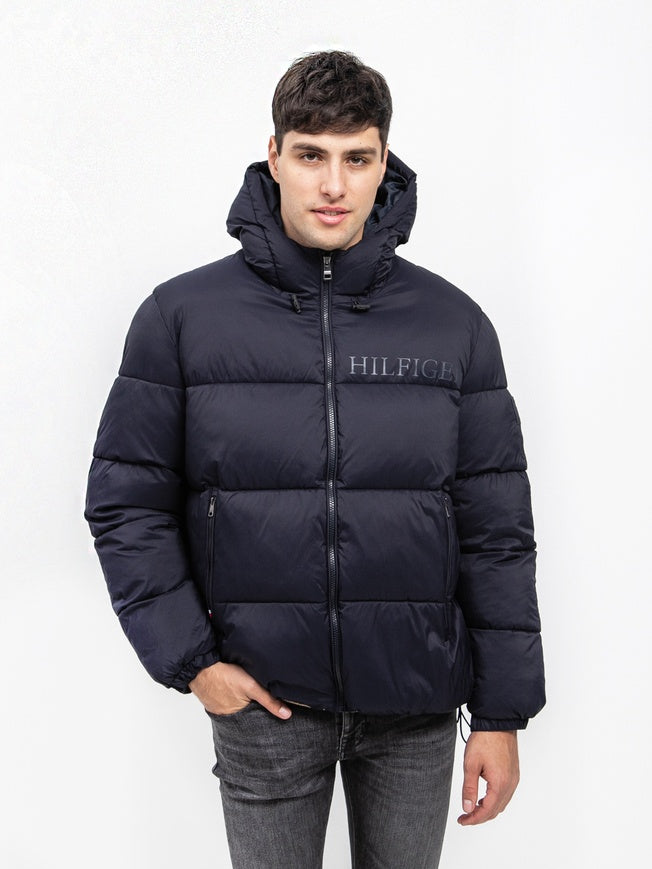 TOMMY HILFIGER mėlyna žieminė striukė vyrams