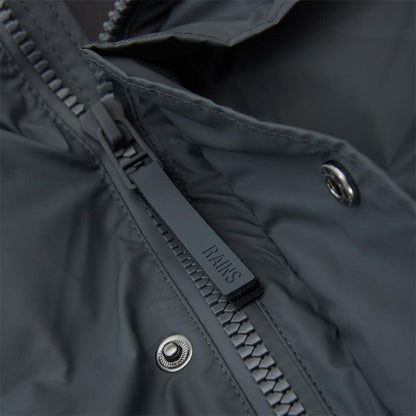 RAINS UNISEX BOXY PUFFER pilka liemenė