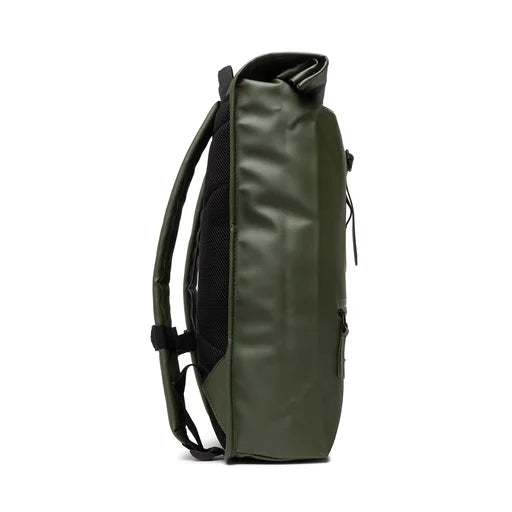 RAINS UNISEX Rolltop Rucksack žalia kuprinė